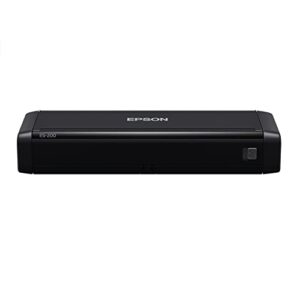 epson workforce es-200 color portable document scanner with adf for pc and mac, sheet-fed and duplex scanning