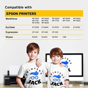 Printers Jack 400ML Sublimation Ink for Epson C88 C88+ WF7720 ET2720 ET4760 ET2760 ET2750 WF7820 Inkjet Printers Heat Press Transfer on Mugs, Plates, Polyester Shirts, Phone Cases etc