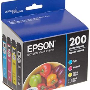 EPSON T200 DURABrite Ultra Ink Standard Capacity Black & Color Cartridge Combo Pack (T200120-BCS) for select Epson Expression and WorkForce Printers