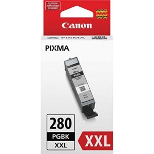canon pgi-280 xxl pigment black ink tank, compatible to: ts8120, ts6120, tr7520, tr8520, ts9120, ts8120