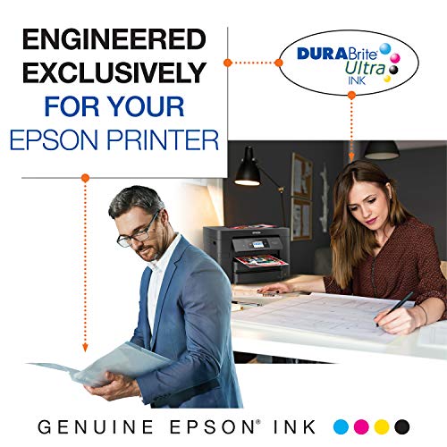 EPSON T702 DURABrite Ultra -Ink Standard Capacity Color Combo Pack (T702520-S) for select Epson WorkForce Pro Printers