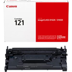 Canon Genuine Toner Cartridge 121 Black (3252C001), 1-Pack, for Canon imageCLASS D1650, D1620 Laser Printer