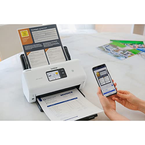 Brother ADS-3300W Wireless, High-Speed Desktop Scanner | 2.8-inch Touchscreen | Scans Up to 40ppm1