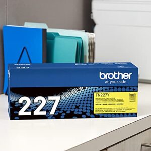 Brother Genuine TN227Y, High Yield Toner Cartridge, Replacement Yellow Toner, Page Yield Up to 2,300 Pages, TN227, Amazon Dash Replenishment Cartridge, 15.3 x 4.1 x 6.1 inches