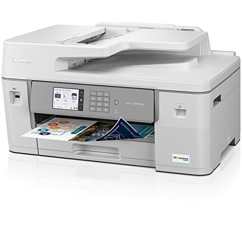 Brother MFC-J6555DW INKvestment Tank Color Inkjet All-In-One Printer with up to 1 Year of Ink In-box1 and 11” x 17” print, copy, scan, and fax capabilities