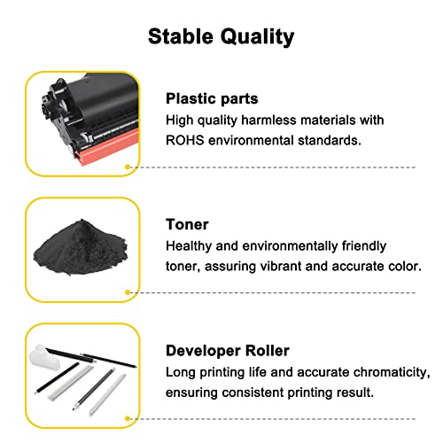 Toner Bank Compatible Toner Cartridge Replacement for Brother TN850 TN-850 TN820 TN-820 TN 850 820 HL-L6200DW MFC-L5700DW MFC-L5850DW HL-L5200DW MFC-L5900DW MFC-L6800DW Printer Black Ink 4-Pack