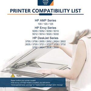 Ankink Higher Yield 65XL Ink Cartridges Black Color Combo Pack | HP 65 Ink XL Fit for Envy 5000 5010 5014 5052 5055 5070 DeskJet 2600 2622 2640 2652 2655 3700 3752 3755 Printer | HP65xl Tricolor HP65