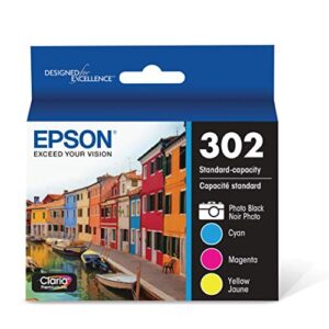 epson t302 claria premium -ink standard capacity color combo pack (t302520-s) for select epson expression premium printers