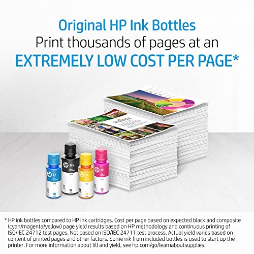 HP 32XL | Ink Bottle | Black | Up to 6000 pages per bottle| Works with HP Smart Tank Plus 651 and HP Smart Tank Plus 551 | 1VV24AN