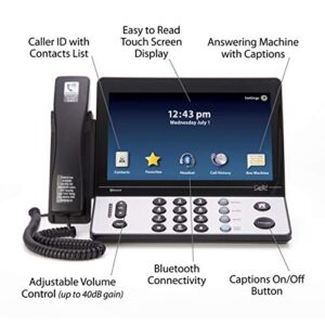 Hamilton CapTel 2400i Captioned Telephone Large Touch-Screen Captioned Telephone with 40dB Amplification