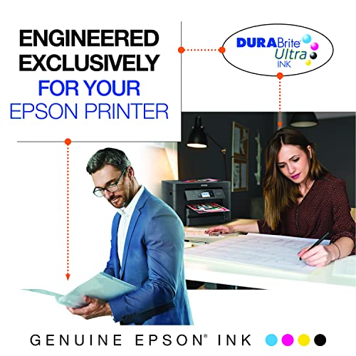 Epson T812 DURABrite Ultra Ink High Capacity Cyan Cartridge (T812XL220-S) for Select Workforce Pro Printers