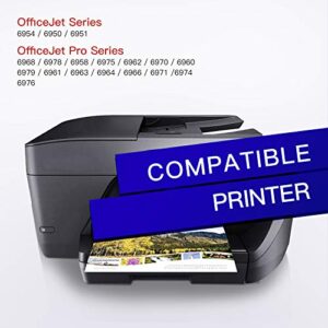 GPC Image Compatible Ink Cartridge Replacement for HP 902XL 902 Ink Cartridges to use with Officejet 6978 6968 6962 6958 6970 6950 6960 Printer Tray (Black, Cyan, Magenta, Yellow, 4 Pack)