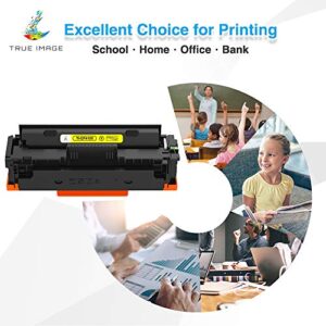 TRUE IMAGE Compatible Toner Cartridge Replacement for HP 410X 410A CF410X CF411X CF412X CF413X to use with Color Pro MFP M477fdw M477fdn M477fnw Pro M452dn M452nw M452dw Printer Toner Ink (4 Pack)