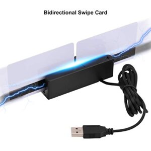 MSR90 USB Swipe Magnetic Credit Card Reader 3 Tracks Mini Smart Card Reader MSR605 MSR606 Deftun