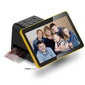 KODAK Slide N SCAN Digital Film Scanner 7" Max - Negatives Film and Slide Digitizer with Large 7” LCD Screen, Convert Color & B&W Negatives & Slides 35mm, 126, 110 Film to High Resolution 22MP JPEGs