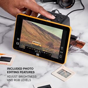 KODAK Slide N SCAN Digital Film Scanner 7" Max - Negatives Film and Slide Digitizer with Large 7” LCD Screen, Convert Color & B&W Negatives & Slides 35mm, 126, 110 Film to High Resolution 22MP JPEGs