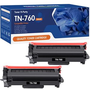 tn760 tn730 toner for brother printer compatible replacement for brother tn760 tn-760 tn 760 tn-730 tn 730 work for dcp-l2550dw mfc-l2710dw mfc-l2750dw hl-l2350dw hl-l2395dw cartridge (black, 2-pack)