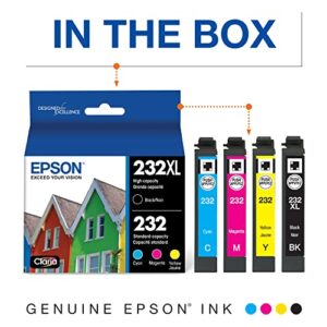 Epson T232 Standard-Capacity Color and High-Capacity Black Multi-Pack