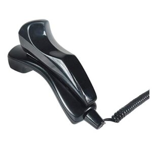 Softalk II Black Phone Shoulder Rest | Landline Telephone Accessory (00801M)