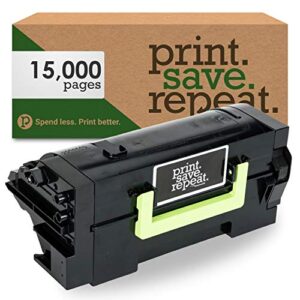 print.save.repeat. lexmark 58d1h00 high yield remanufactured toner cartridge for ms725, ms821, ms822, ms823, ms824, ms825, ms826, mx721, mx722, mx725, mx822, mx824, mx826 laser printer [15,000 pages]