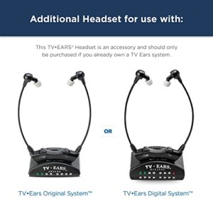 TV Ears Additional Wireless Headset, Replacement headset for TV Ears Original, TV Ears Digital and TV Ears Dual Digital-11621