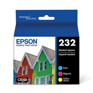 epson t232 color combo ink cartridges, standard capacity