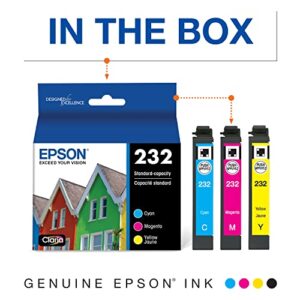 Epson T232 Color Combo Ink Cartridges, Standard Capacity