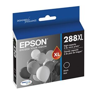 EPSON T288 DURABrite Ultra -Ink High Capacity Black -Cartridge (T288XL120-S) for select Epson Expression Printers