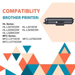 inkalfa Compatible TN227 TN-227 Toner Cartridge Replacement for Brother TN227 TN223 TN 227 223 HL-L3290CDW MFC-L3770CDW MFC-L3750CDW HL-L3270CDW HL-L3210CW Printer (TN-227BK/C/M/Y High Yield, 5 Pack)