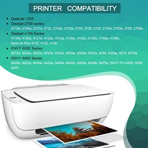 GREENBOX Remanufactured Ink Cartridge Replacement for HP 67 67XL for DeskJet 2732 2755 Envy 6052 6058 6075 DeskJet Plus 4152 4155 4158 Printer (2 Black)