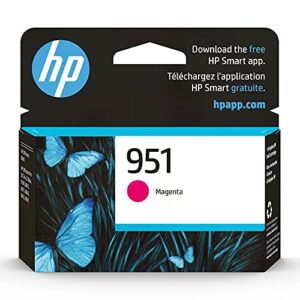 hp 951 magenta ink cartridge | works with hp officejet 8600, hp officejet pro 251dw, 276dw, 8100, 8610, 8620, 8630 series | eligible for instant ink | cn051an