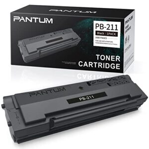 pantum pb-211 black toner cartridge compatible p2200, p2500w, p2502w, m6500nw, m6550nw, m6552nw, m6600nw, m6602nw series, yeilds up to 1600 pages (1)