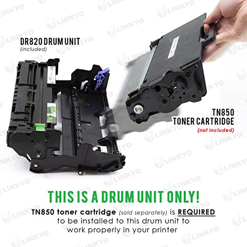 LINKYO Compatible Printer Drum Unit Replacement for Brother DR820 DR-820