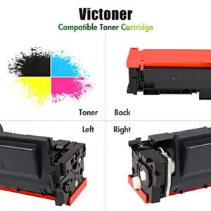 VICTONER 414X 414A Toner Cartridges 4 Pack (with Chip) Compatible Replacement for HP 414X 414A W2020X Work for HP Color Pro MFP M479fdw M454dw M479fdn M454dn Printer Ink (Black Cyan Magenta Yellow)