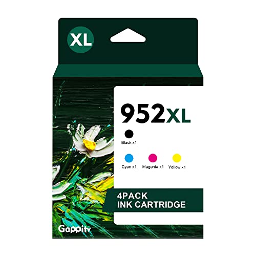 952XL 952 XL Ink Cartridges Remanufactured Replacement for HP 952 Ink Cartridges Combo Pack Compatible with HP OfficeJet Pro 8715 8710 8210 7740 8720 8740 8730 Printers