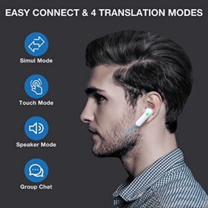 Timekettle WT2 Edge/W3 Translator Device - Bidirection Simultaneous Translation, Language Translator Device with 40 Languages & 93 Accent Online, Translator Earbuds with APP, Fit for iOS & Android