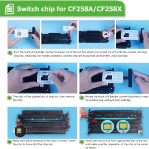 Aztech Compatible Toner Cartridge Replacement for HP 58X CF258X 58A CF258A for HP Pro M404n M404dn M404dw MFP M428fdw M428dw M428fdn High Yield Printer Toner (Black 2-Pack)