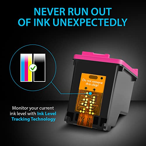 Smart Ink Remanufactured Ink Cartridge Replacement for HP 65XL 65 XL (Black & Color Combo Pack) to use with DeskJet 3755 3700 2600 2652 3752 2622 2655 3722 2636 2620 Envy 5055 5000 5052 5014 5010