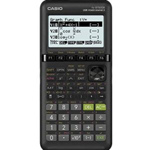 Casio fx-9750GIII, Standard Graphing Calculator, Python and Natural Text Book Display, Black