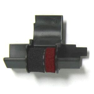 (2 pack) sharp el-1750v el-1801v calculator ink roller, black and red ir-40t, ea772r compatible