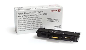 xerox phaser 3260/ workcentre 3225 black high capacity toner-cartridge (3,000 pages) – 106r02777