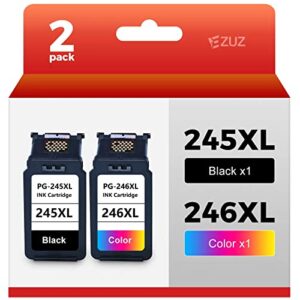 245xl 246xl ink cartridges combo pack replacement for canon pg-245xl cl-246xl for printer ink canon 245 xl 246 xl for pixma tr4520 mx492 mg2522 mg2500 mx490 ts3122 ts202 ts3322 printer