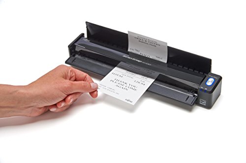 Fujitsu ScanSnap iX100 Wireless Mobile Portable Scanner for Mac or PC, Black