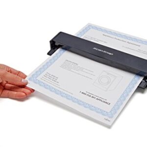 Fujitsu ScanSnap iX100 Wireless Mobile Portable Scanner for Mac or PC, Black