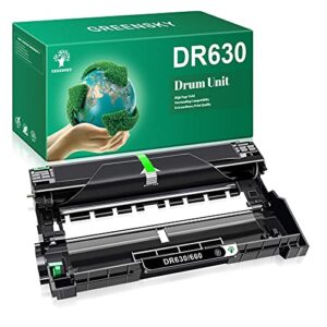 greensky compatible drum-unit replacement for brother dr630 dr-630 for mfc-l2700dw hl-l2300d hl-l2360dw hl-l2320d hl-l2340dw hl-l2380dw dcp-l2540dw mfc-l2740dw mfc-l2685dw (black, 1-pack)