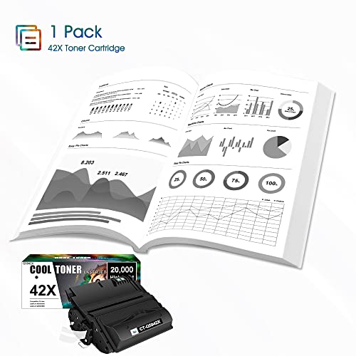 Cool Toner Compatible Toner Cartridge Replacement for HP 42X Q5942X Q1338A Q5942 for HP LaserJet 4250TN 4250N 4250DTN 4350N 4350TN 4350DTN Printer-1PK