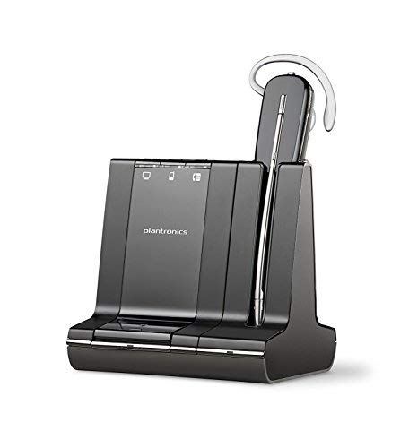 Plantronics Savi 740 Wireless Headset System for Unified Communication (Renewed)