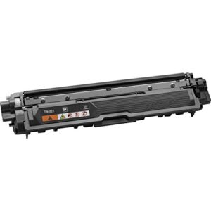 Brother TN-221 Standard Yield Black and TN-225 High Yield Color Toner -Cartridge Set