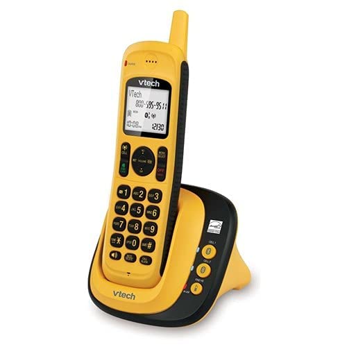 VTech DS6161w DECT 6.0 Rugged Waterproof Cordless Phone with Bluetooth® Connect to Cell™, 1 Handset