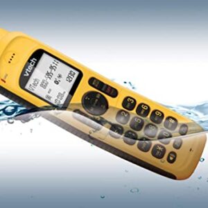 VTech DS6161w DECT 6.0 Rugged Waterproof Cordless Phone with Bluetooth® Connect to Cell™, 1 Handset